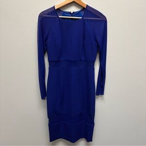 JAYGODFREY Royal Blue‎ Long Sleeve Dress Womens Size 6 Business Casual Details